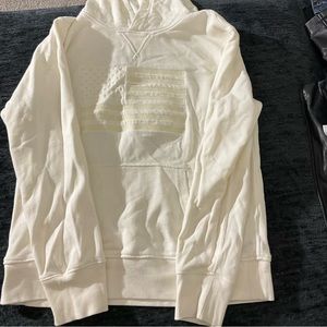 White boys Polo Hoodie Sz: M (10-11)